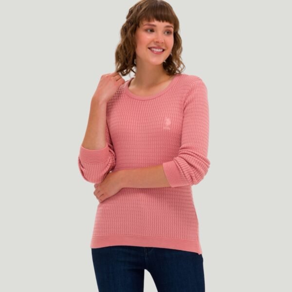 Women's Powder Crew Neck Basic Pullover