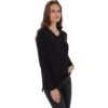 Women's Black V Neck Basic Sweater