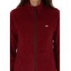 Women's Burgundy Collar Fleece Sweatshirt
