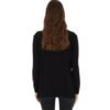Women's Black V Neck Basic Sweater