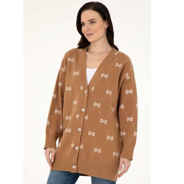 Camel Comfort Fit Knitwear Cardigan