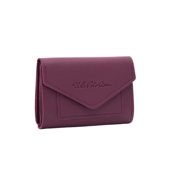 Woman’s purple Wallet