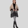 Woman’s Grey Poncho