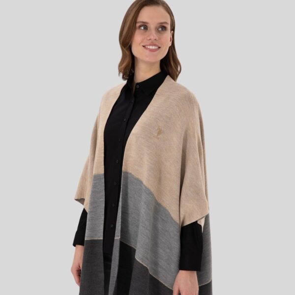 Woman’s Grey Poncho