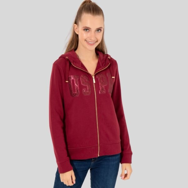 Woman’s Red Sweatshirt