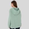 Women's Aqua Green Hooded Sweatshirt