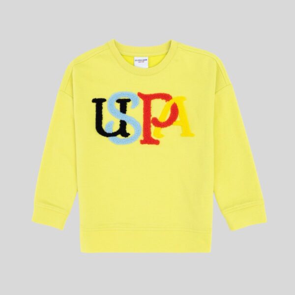 بنت Pistachio Green Crew Neck Sweatshirt