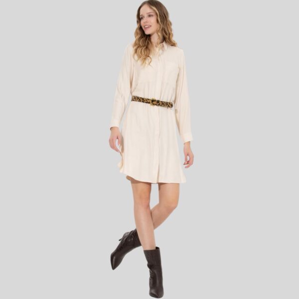Women's Cream Woven Dress