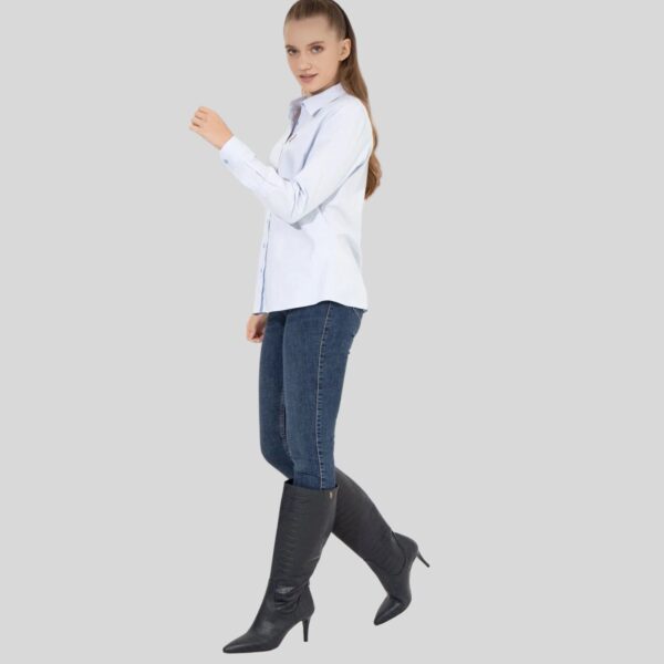 Woman’s Blue Shirt