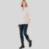 Women's Burgundy Long-Sleeve Shirt