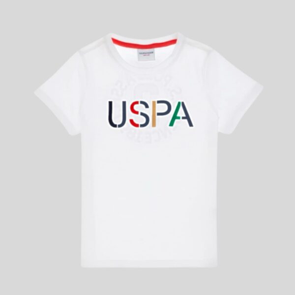 Boys white crew Neck T-shirt
