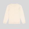Girls cream crew Neck Basic sweater