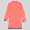 Girls' Pomegranate Blossom Polo Collar Knit Dress