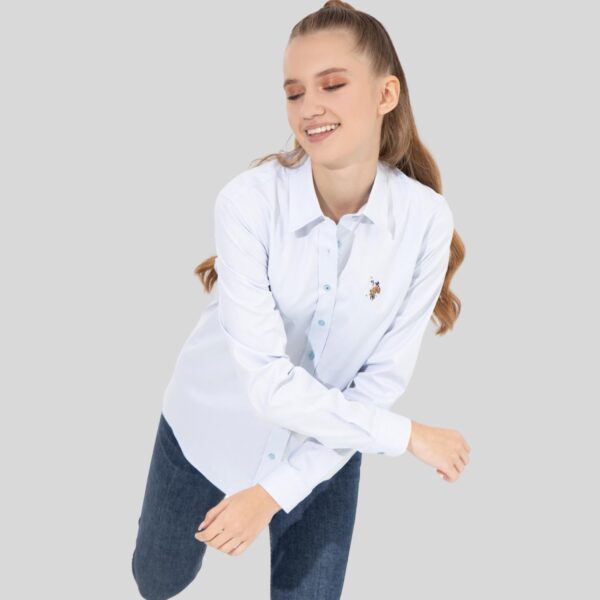 Woman’s Blue Shirt