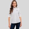 Women's Off-White Long-Sleeve Shirt