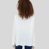 Women's Cream Long-Sleeve Tunic Shirt