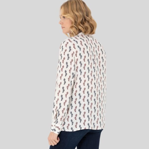 Women's Burgundy Long-Sleeve Shirt