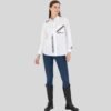 Women's White Long-Sleeve Shirt