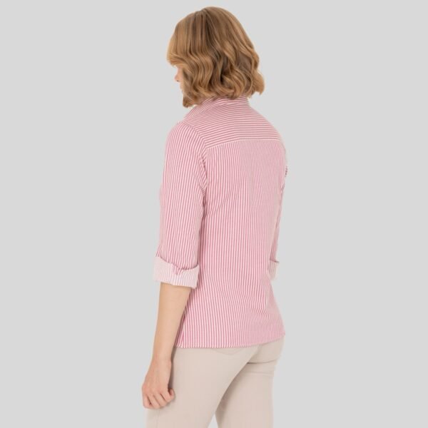 Women's Pink Long-Sleeve Shirt