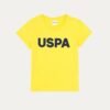 Boys' Yellow Basic Crew Neck T-Shirt