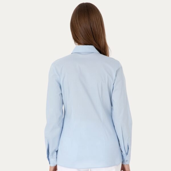 Light Blue Slim Fit Long-Sleeve Shirt