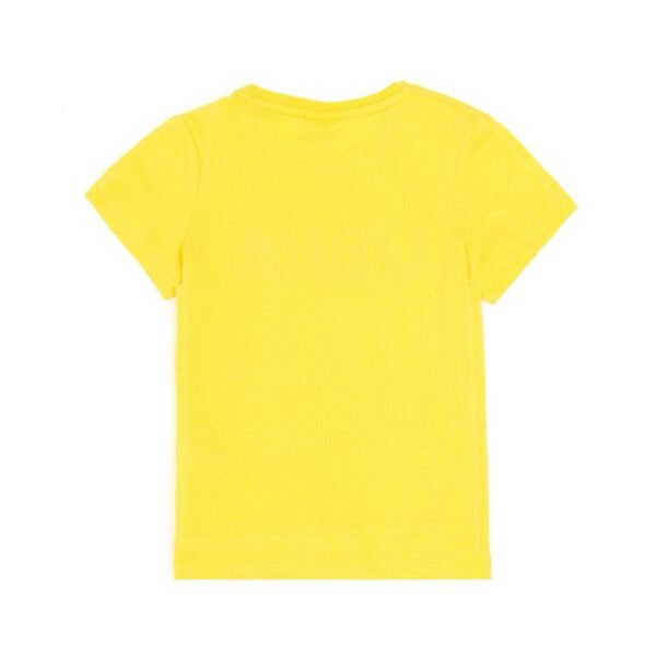 Boys' Yellow Basic Crew Neck T-Shirt
