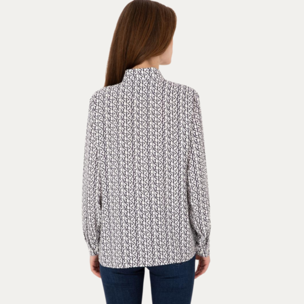 USPA Women's White Long-Sleeve Shirt