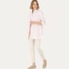 Women's Powder Pink Long-Sleeve Shirt
