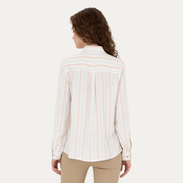 Women's Light Blue Long-Sleeve Shirt