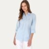 Light Blue Slim Fit Long-Sleeve Shirt
