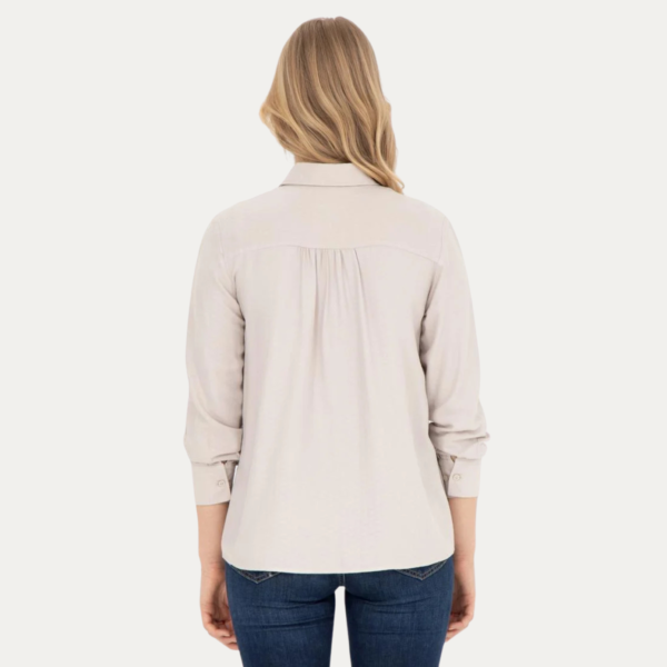 USPA Women's Stone Long-Sleeve Shirt
