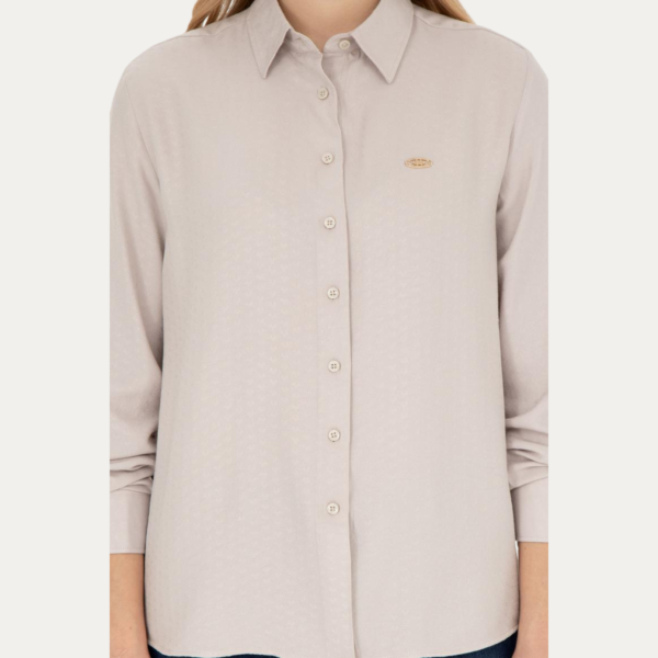USPA Women's Stone Long-Sleeve Shirt