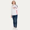 Women's White Long-Sleeve Shirt