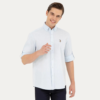 u.s. polo assn men shirts (5) Men's Light Blue Long-Sleeve Shirt