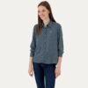 Woman’s Navy Blue long sleeve shirt