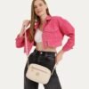 Beige woman’s shoulder bag