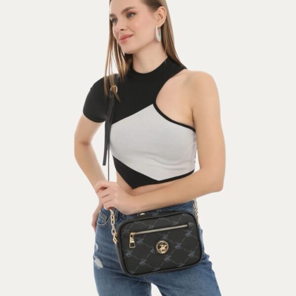 Black womans shoulder bag