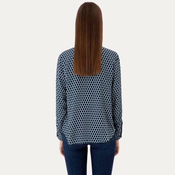 Woman’s Navy Blue long sleeve shirt