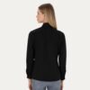 Women's Black Long-Sleeve Basic Shirt