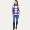 Women's Purple Long-Sleeve Shirt