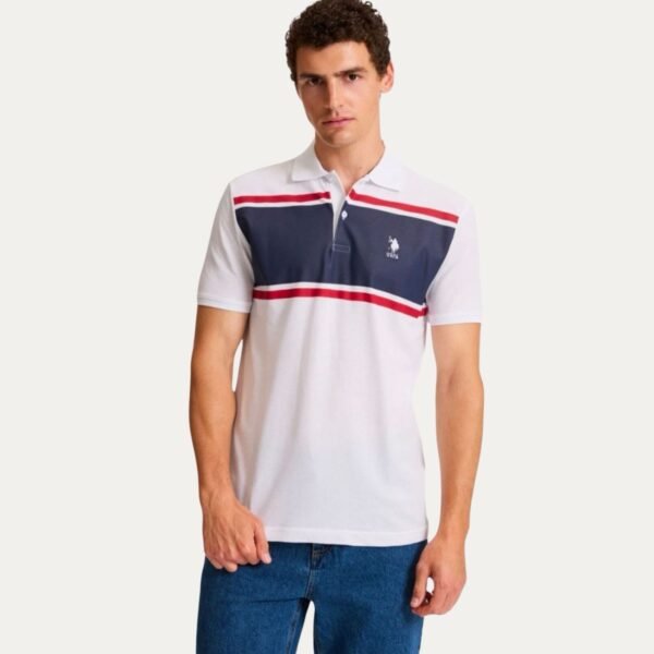 Men's White Regular Fit Polo Shirt