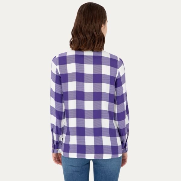 Women's Purple Long-Sleeve Shirt