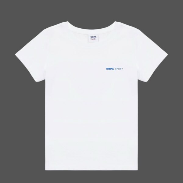 Kids White Crew Neck T-shirt